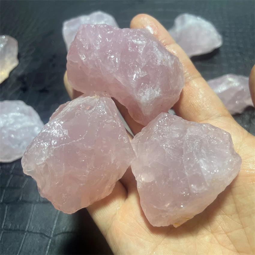 Партия 500 г оригинальный натуральный розовый кварц искусственный кристалл