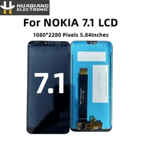100 original lcd display touch screen digitizer assembly replacement repair parts for nokia 7 1 ta 1100 ta 1097 ta 1085 ta 1095
