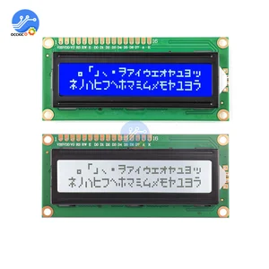LCD1602 1602 Module Blue/Green/Grey Screen 16x2 Character LCD Display Module.1602 3.3V 5V Green Screen and White Code