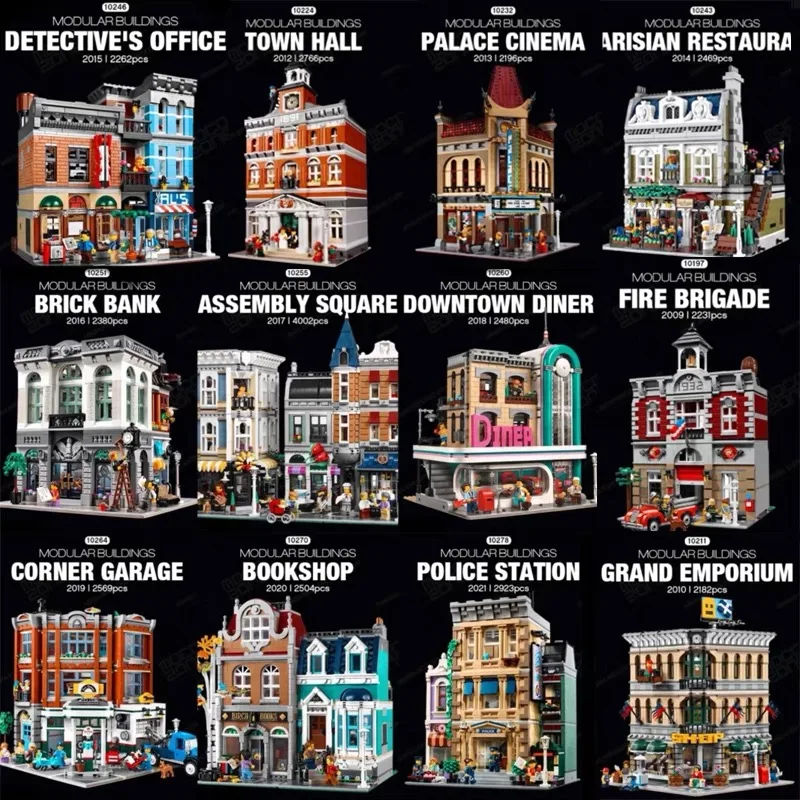 

Compatible 71043 10251 10224 10197 10211 10232 10190 10185 10218 10243 10246 10255 10297 10270 10312 Building Block Gifts Bricks