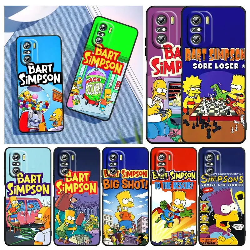 

Cool The Simpsons For Redmi K40 Gaming K30 Ultra K30S K30T K20 10X Pro 9i 9A 9C 9T 9AT 9 9C 8 8A 7 A Black Phone Case