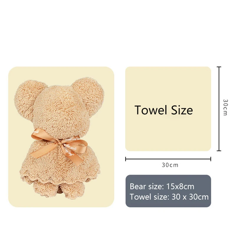 Полотенце В Форме Медведя Свадебный Сувенир Из Кораллового Флиса Подарок Для