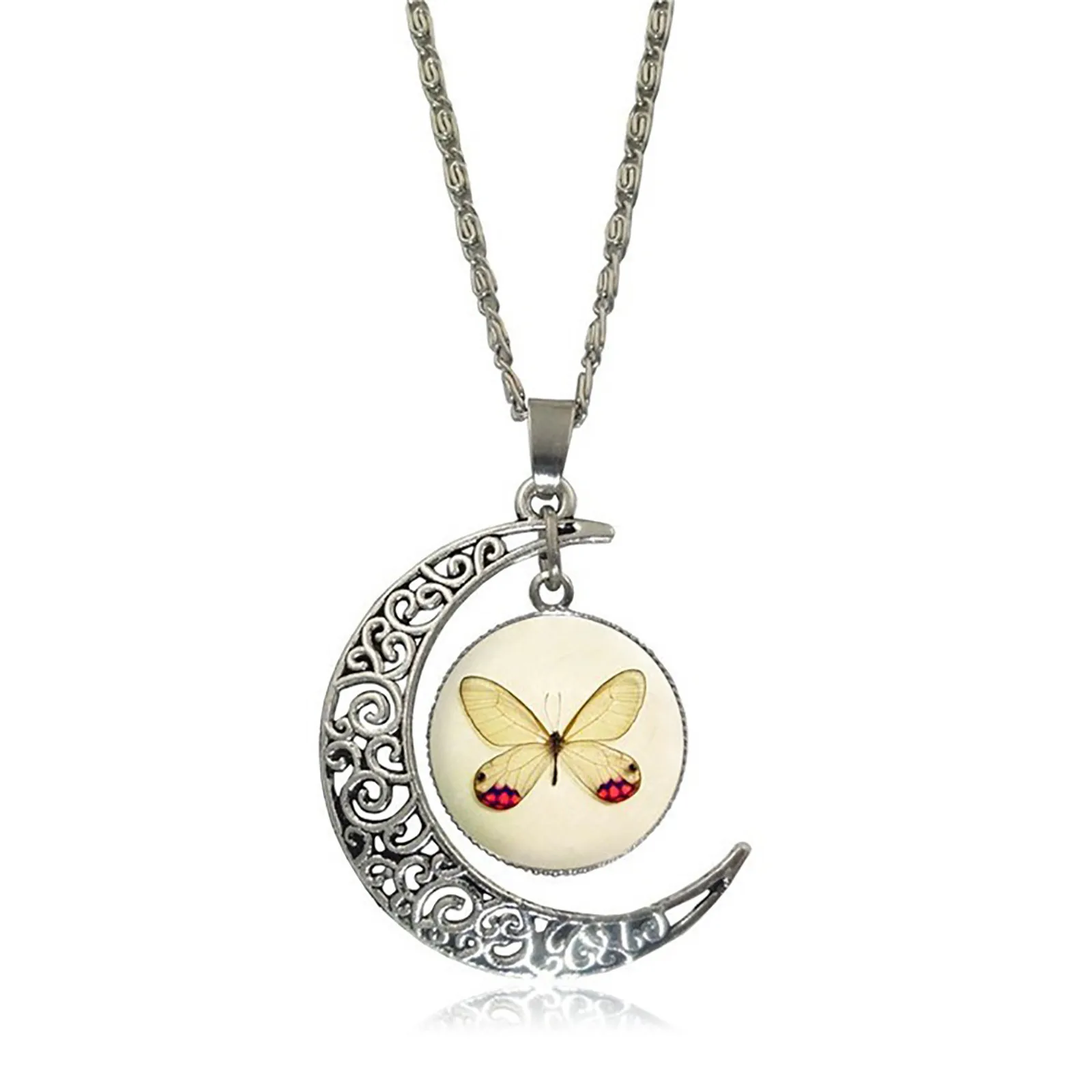 Time Friend Necklace Gemstone Necklace Moon Friend Wearing Female Necklaces & Pendants Fake Diamond Necklaces for Women
