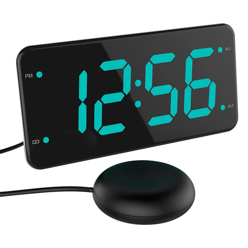 

Digital Alarm Clock LED Clock With Brightness Control And Snooze Easy To Use For Bedroom Bedside Home Decor EU Plug