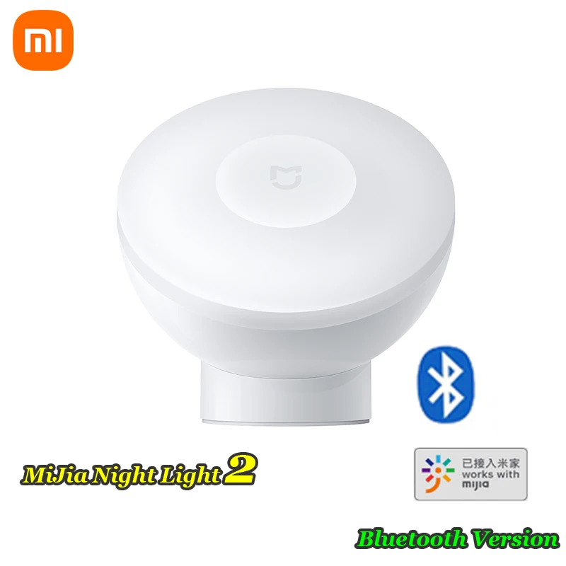 

Xiaomi Mijia Led Induction Night Light 2 Lamp Adjustable Brightness Infrared Smart Human body sensor with Magnetic base