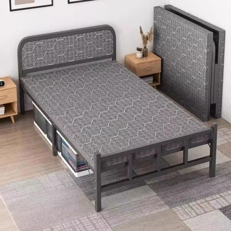 

Детские односпальные кровати для сада, современные складные компактные минималистичные кровати для внутреннего дворика, Скандинавская Дешевая Портативная мебель