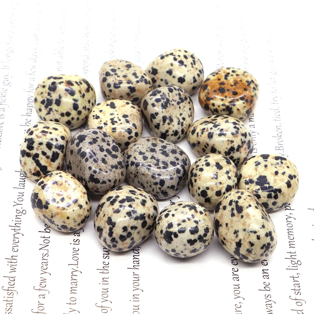 Натуральная Далмация Яшма Образец гравия Нерегулярные упавшие камни Исцеляющие