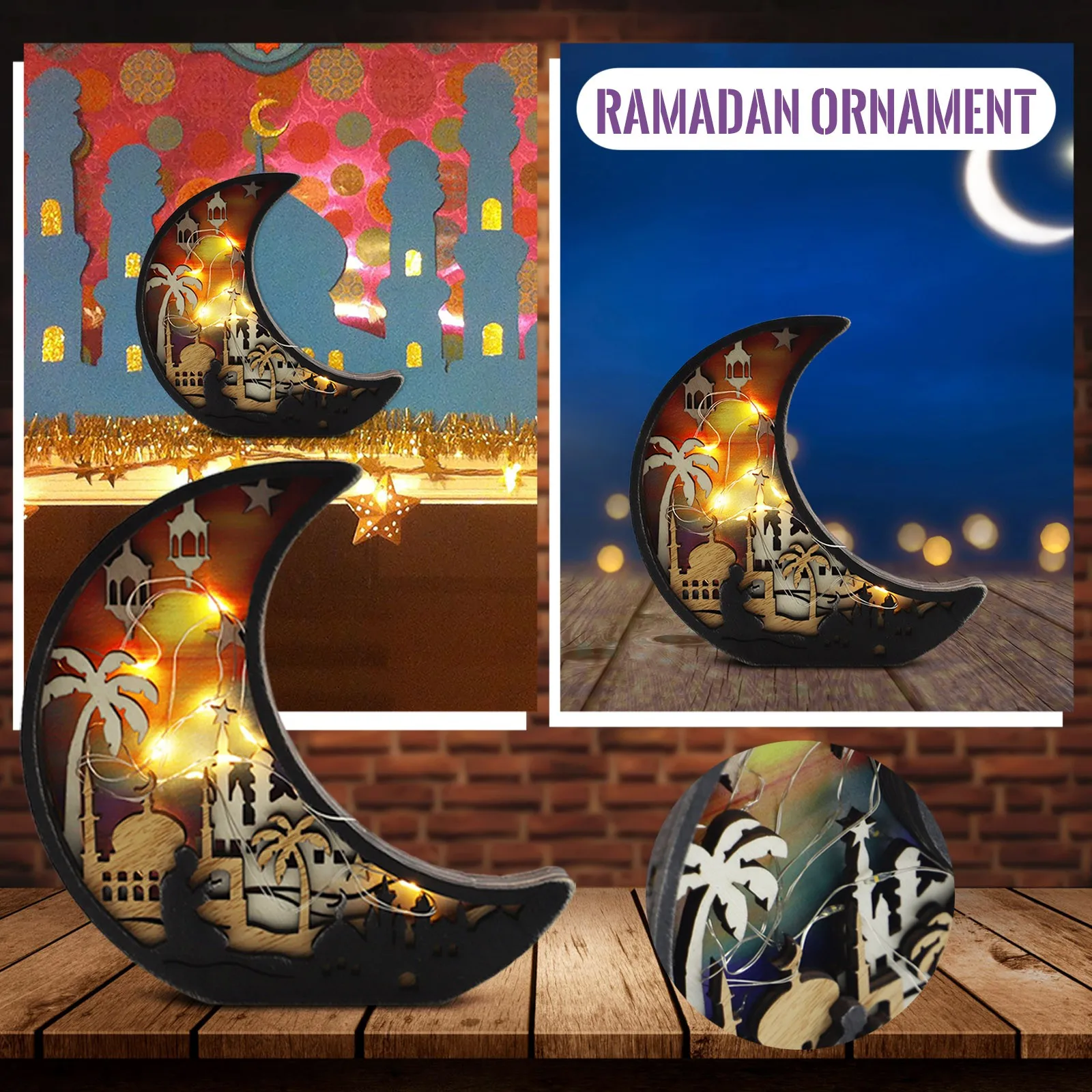 

Muslimss Рамадан ИД украшение для дома праздничное украшение для стола