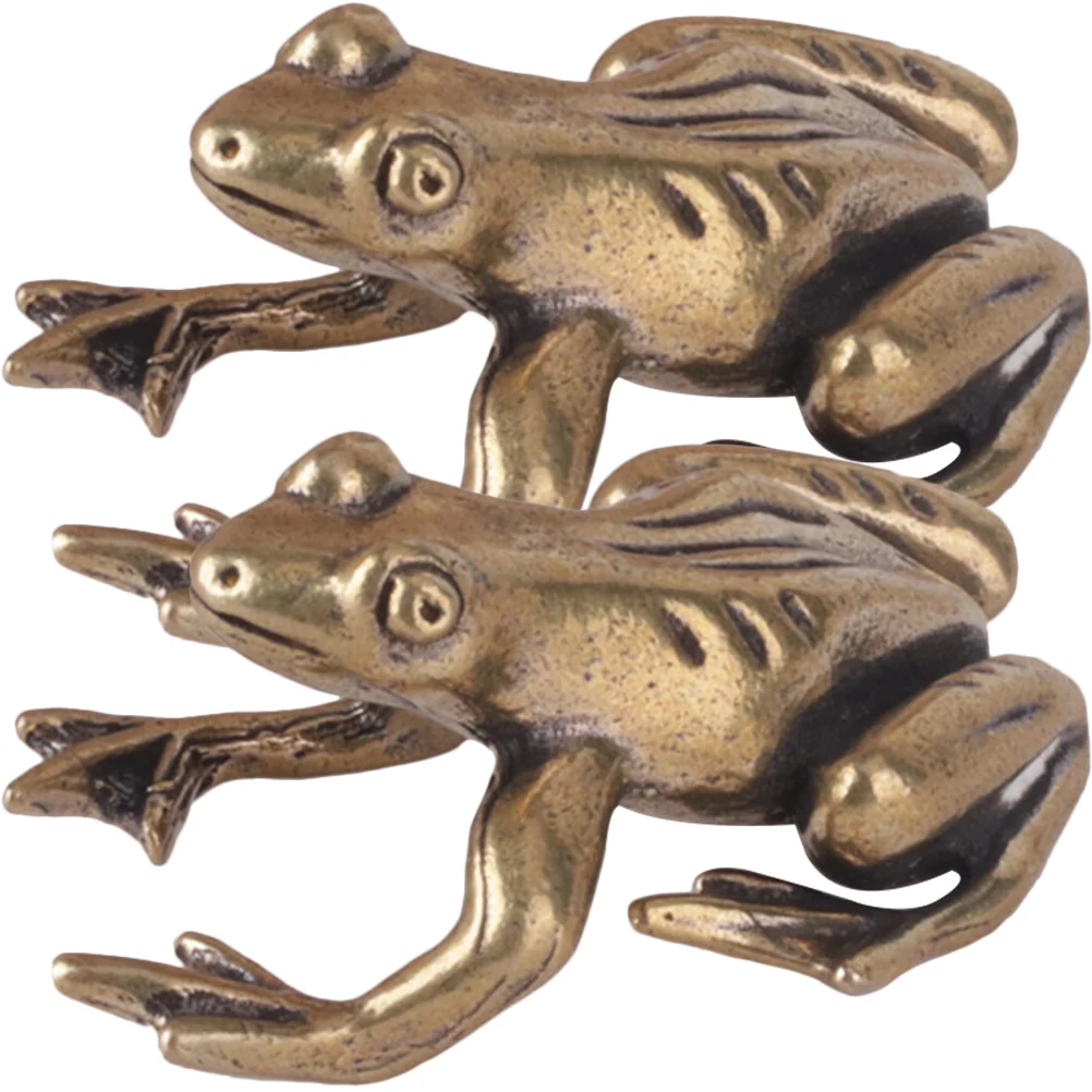 

Frog Statue Sculpture Figurine Animal Lucky Good Prosperity Statues Wealth Chinese Decor Sculptures Yoga Brass Garden Meditation