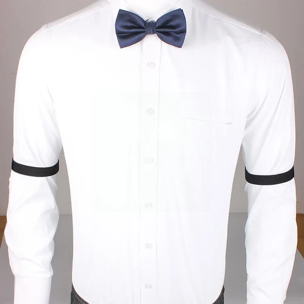 

Elastic Armband Cuff Armband Shirt Sleeve Holder For Women Men Party Wedding Clothing Adjustable Arm Cuffs Bands O1r7