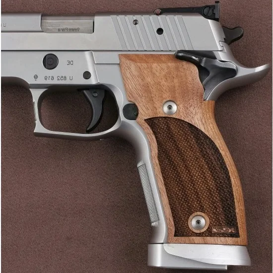 

Ksd Sig Sauer P226 SAO / X-Five / X-Six Model Compatible Walnut Grip for Replacement (with Diamond Checkered Pattern)
