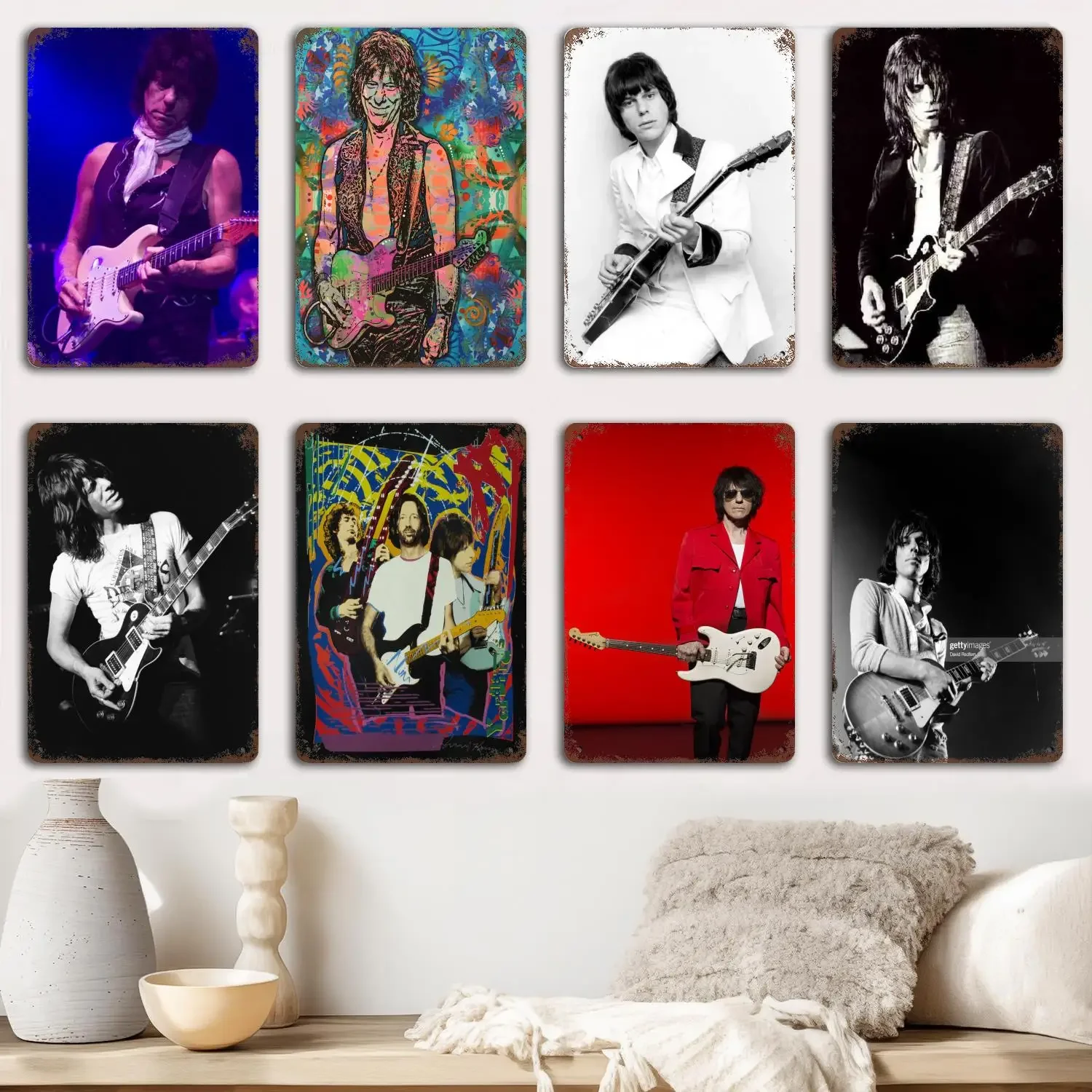 Джефф Бек группа металлические вывески настенный декор винтажные жестяные