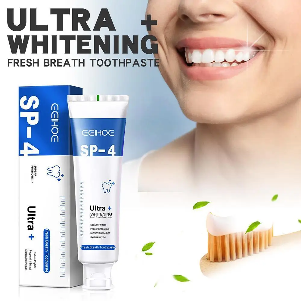 

Probiotic Caries Toothpaste SP 4 Whitening Tooth Decay Plaque Breath Dental Paste Remover Cleaner Fresh 120g Repair Care Te S7I5