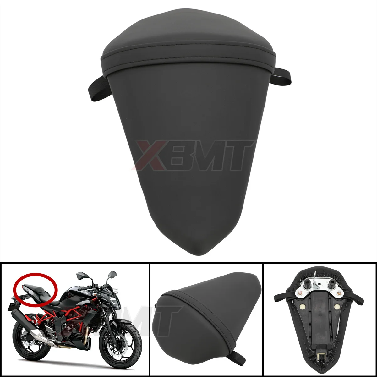 Motorcycle Pillion Rear Seat Cushion Passenger Seat Cushion Pad For Kawasaki Z250 SL Z250SL 2014 2015 2016 2017 2018