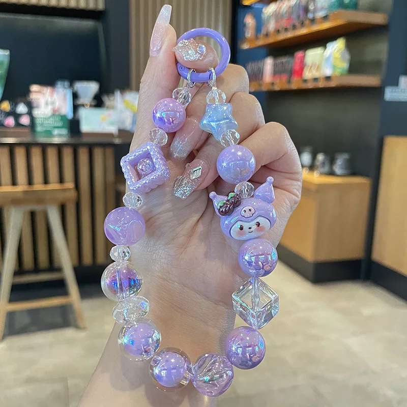 Женская цепочка для телефона милый брелок в виде коричной цепочки девочек Y2K вещи