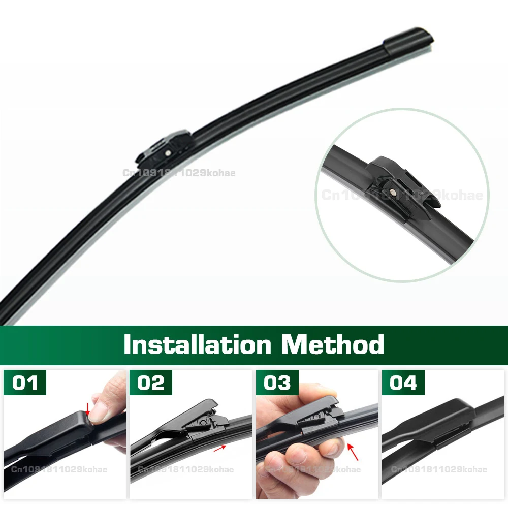 Набор щеток переднего стеклоочистителя GREATROAD с левым рулем и правым для Nissan Terrano