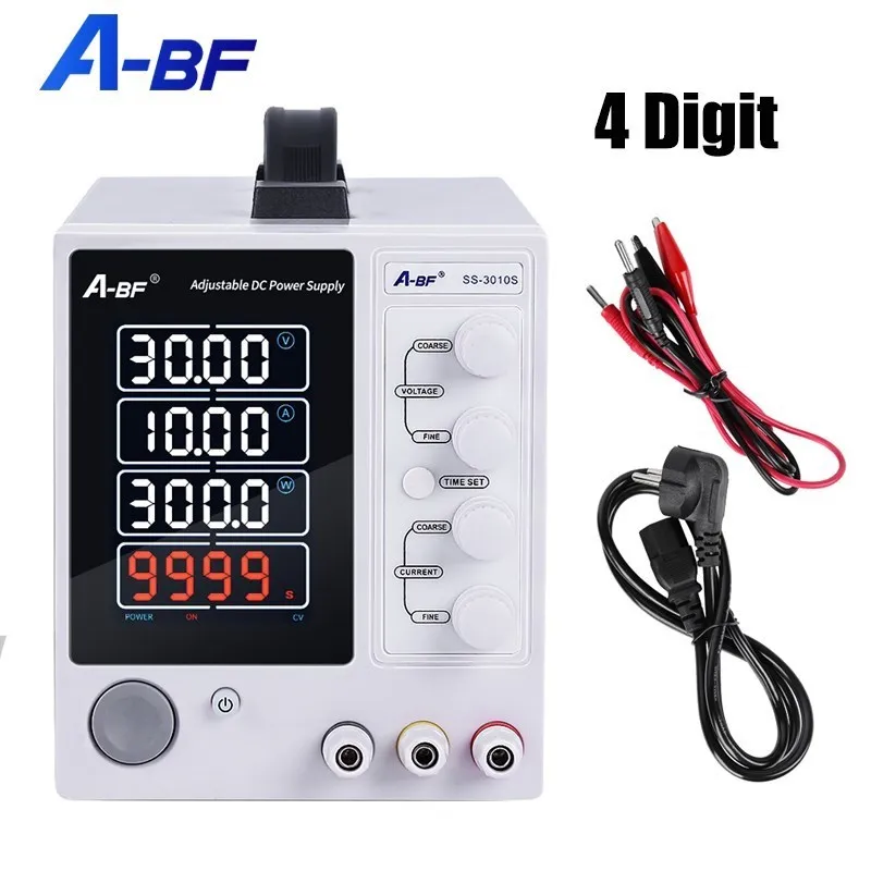 

A-BF DC Regulated Power Supply Unit Adjustable Laboratory Power Feeding Lab Current Voltage Switching Bench Source 30V 60V 10A