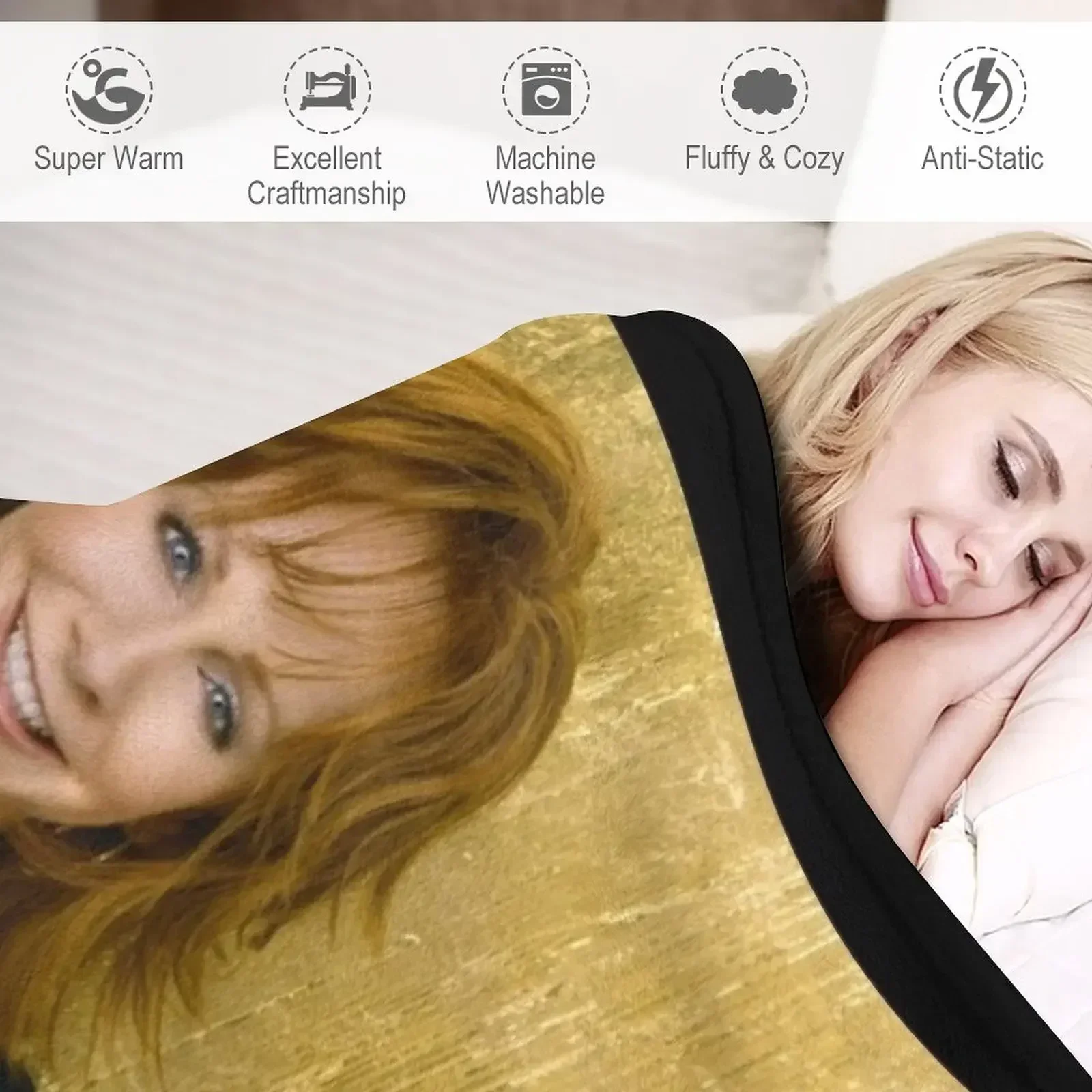 Одеяло Reba McEntire модные диваны рождественские украшения для зимы одеяла