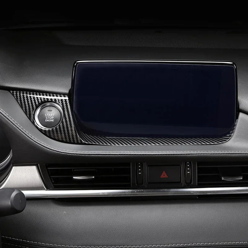 

Автомобильный старт стоп крышка двигателя рамка навигации отделка для Mazda 6 Atenza аксессуары 2020 2021 2022