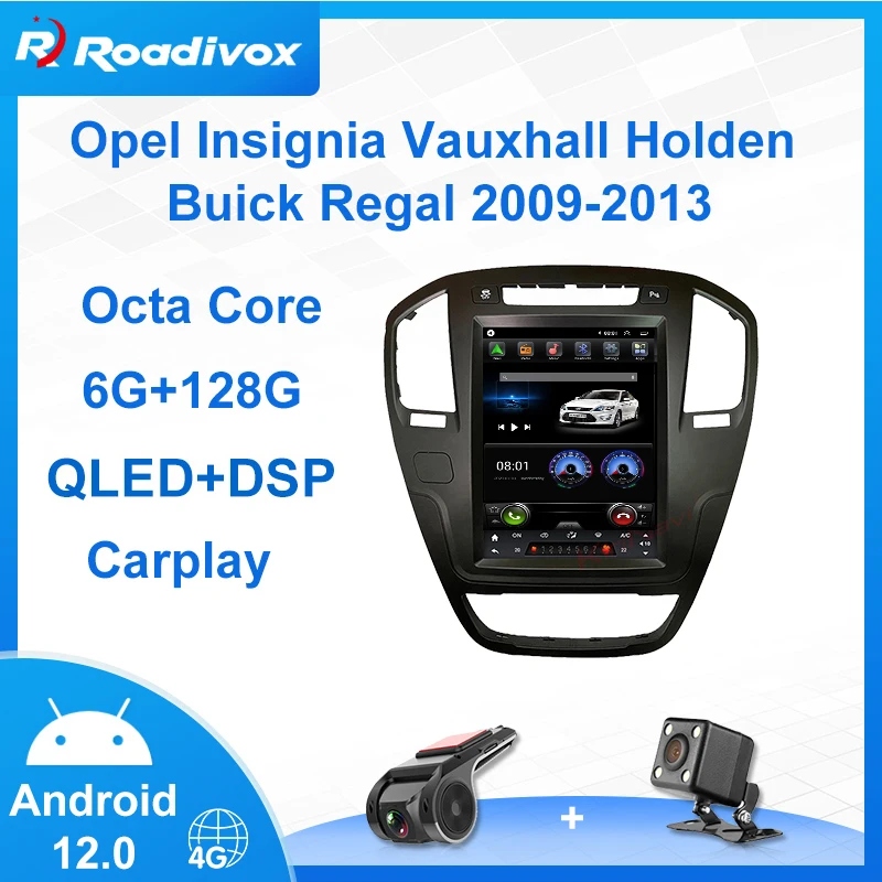 9 7-дюймовый Android 12 0 Tesla стиль автомобильный радиоприемник для Opel Insignia Buick Regal 2008-2013