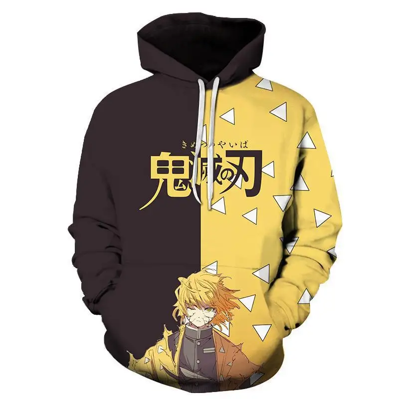 

Anime Demon Slayer Pullover Hoodie Cosplay Costume Hooded Loose Sweatshirt Cartoon Boy 3d Printing Hoodies Sweatshirts Women Men
