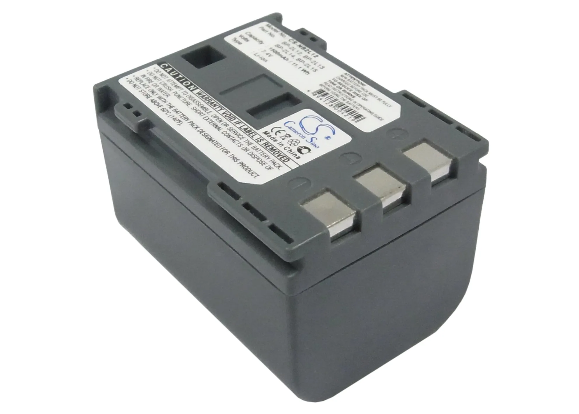 

1500mAh BP-2L12 NB-2L14 NB-2L12 BP-2L13 BP-2L14 NB-2L13 Battery for Canon MD255 MVX200i ZR700 Optura 500 MD120 MVX35i MD225 MVX2