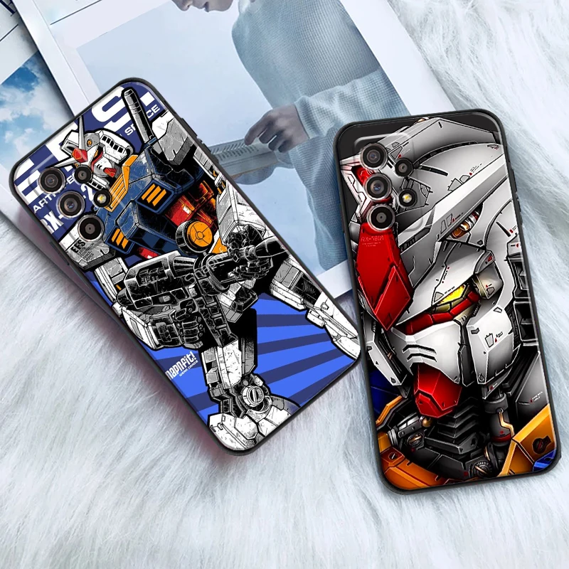 

Excited Warrior Evangelion For Samsung S8 S9 Plus S10 S10E S20 S21 FE Lite Ultra Plus Phone Case Back Coque Liquid Silicon
