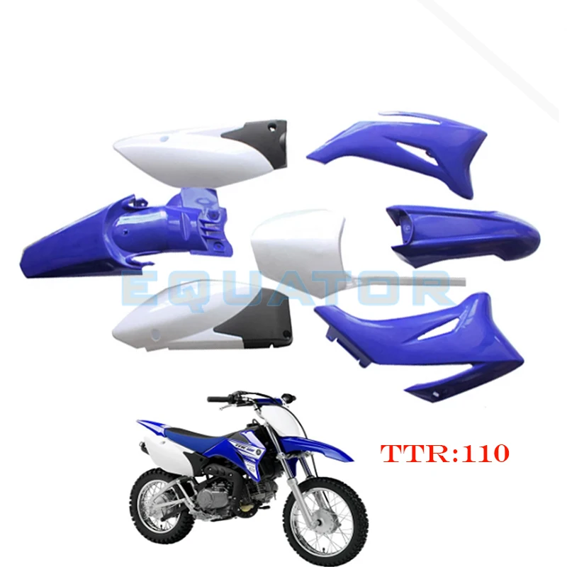 TTR110 البلاستيك هدية الجسم عدة لياماها TTR110 TTR 110 2008 2009 2010 2011 2012 2013 2014 2015 و 110-200CC الترابية الدراجة