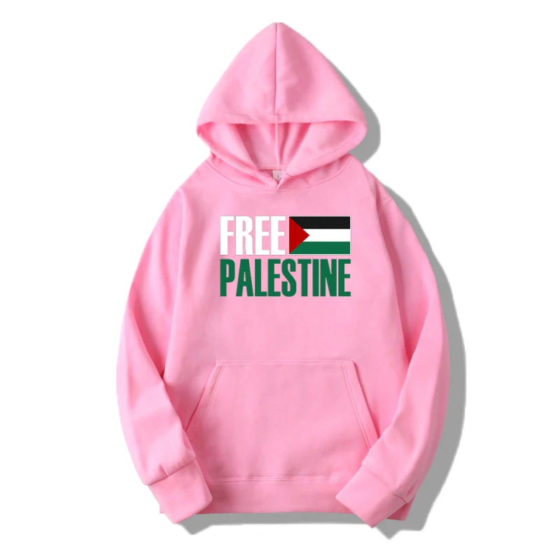 

State Of Palestine Flag Funny Hooded Men Fashion Simple Sweatshirts Fleece Soft Basic Hoodies Male Casual Hip Hop Streetwear
