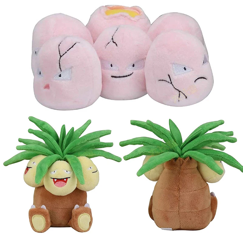 

Аниме Pokemon Exeggutor Exeggcute, плюшевая женская кукла-эльф, милый мультяшный креативный подарок, декоративное украшение