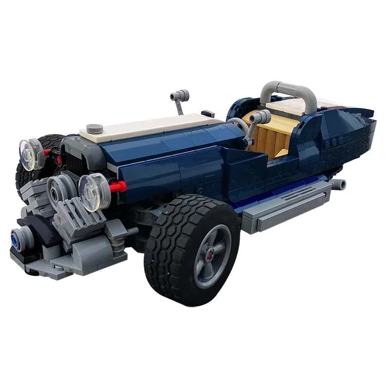 

MOC-35149/10265 Morgan 3-Wheeler Roadster Building Block Bricks DIY Toys Assembled Model Sports Car High-Tech Boy Birthday Gifts
