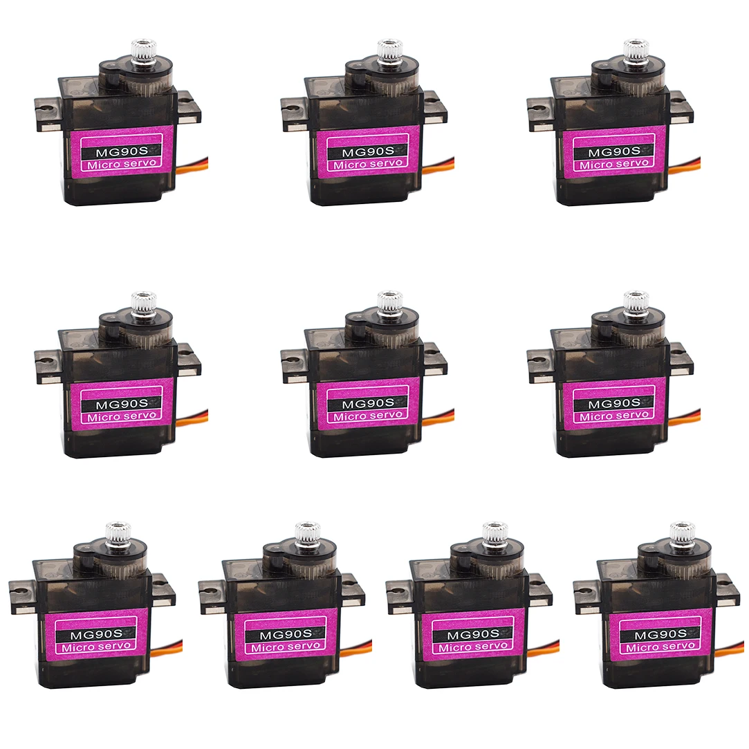 Сервопривод MG90S 9g для радиоуправляемого вертолета, самолета, лодки, автомобиля, MG90 9G Trex 450, 2/5/10/20/лот
