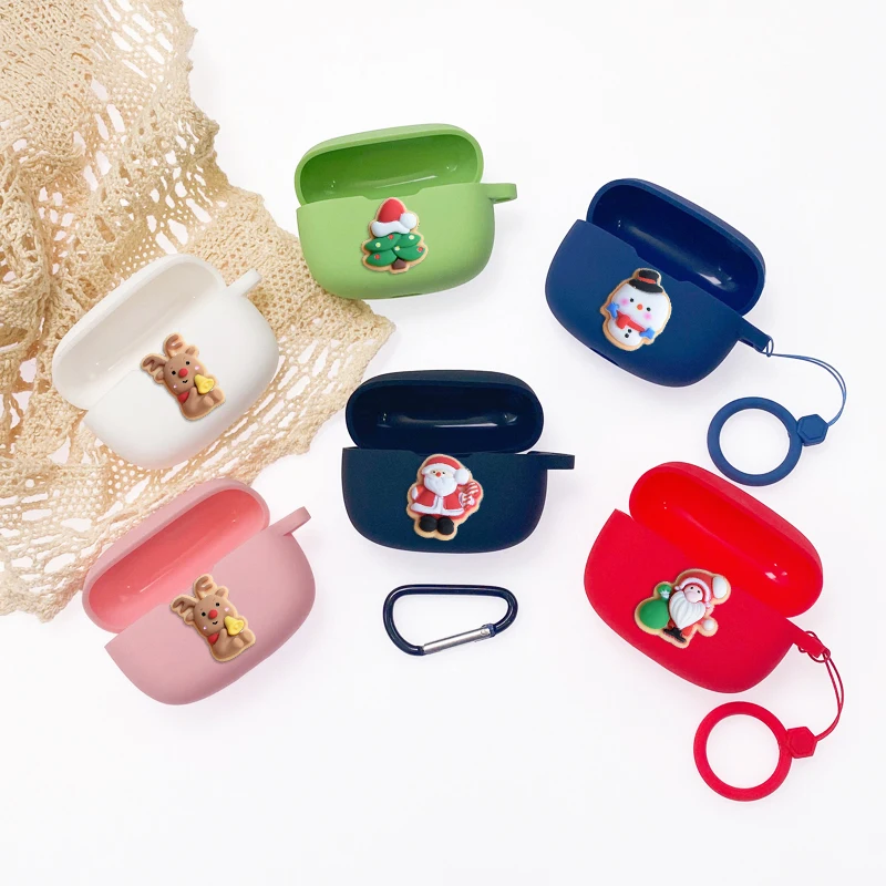 

Мультяшный Рождественский чехол для наушников Honor Earbuds 3 Pro Чехол Силиконовый противоударный защитный чехол для телефона Чехлы