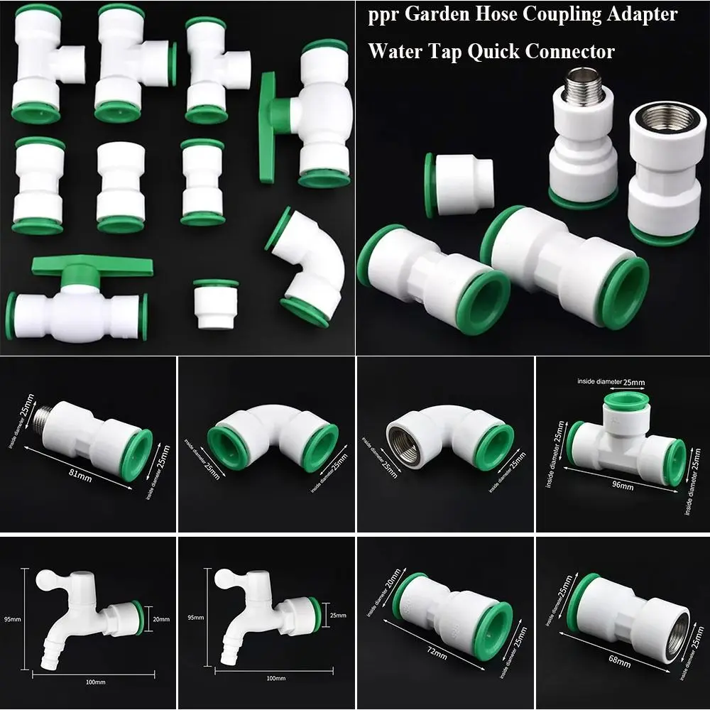 

Accessory 20mm Joints Repair Eng Plug Irrigation Pipe Parts Quick Connector Garden Hose Coupling Water Tap Adapters