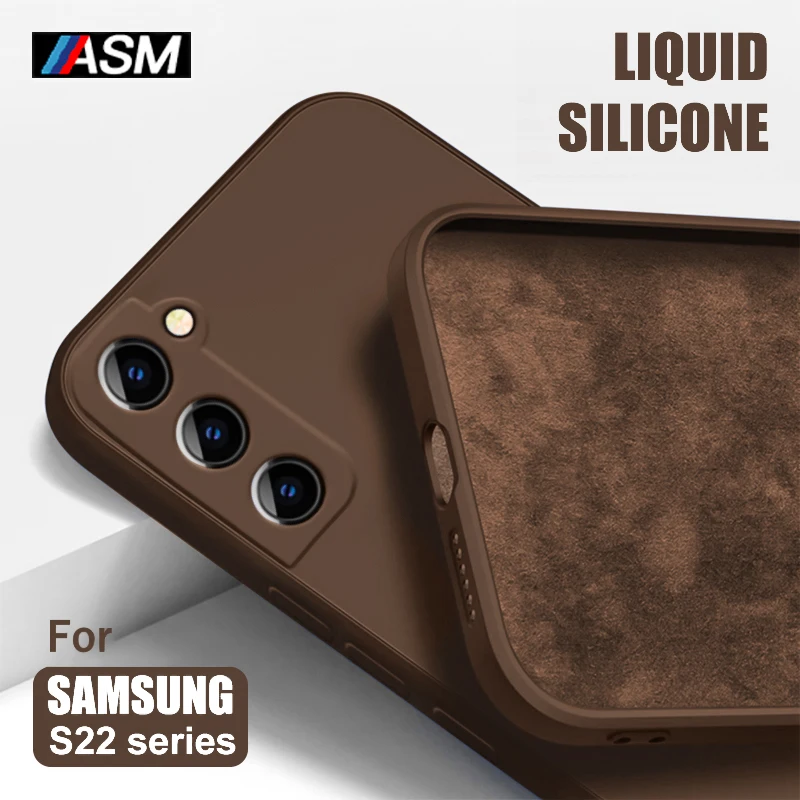 

SGO Liquid Silicone Phone Case For Samsung Galaxy S23 S22 S21 S20 S10 Ultra Plus FE A73 A72 A71 A53 A52 A51 A33 A32 4G 5G Cover