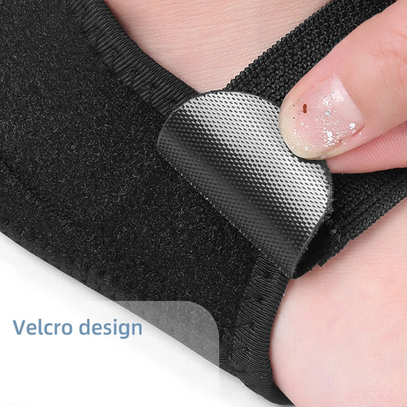 Heel Protective Sleeve Increased By 1 2 3 CM, Heel Pad Hook And Loop Silicone Anti-slip Half Pad Anti-cracking Foot
