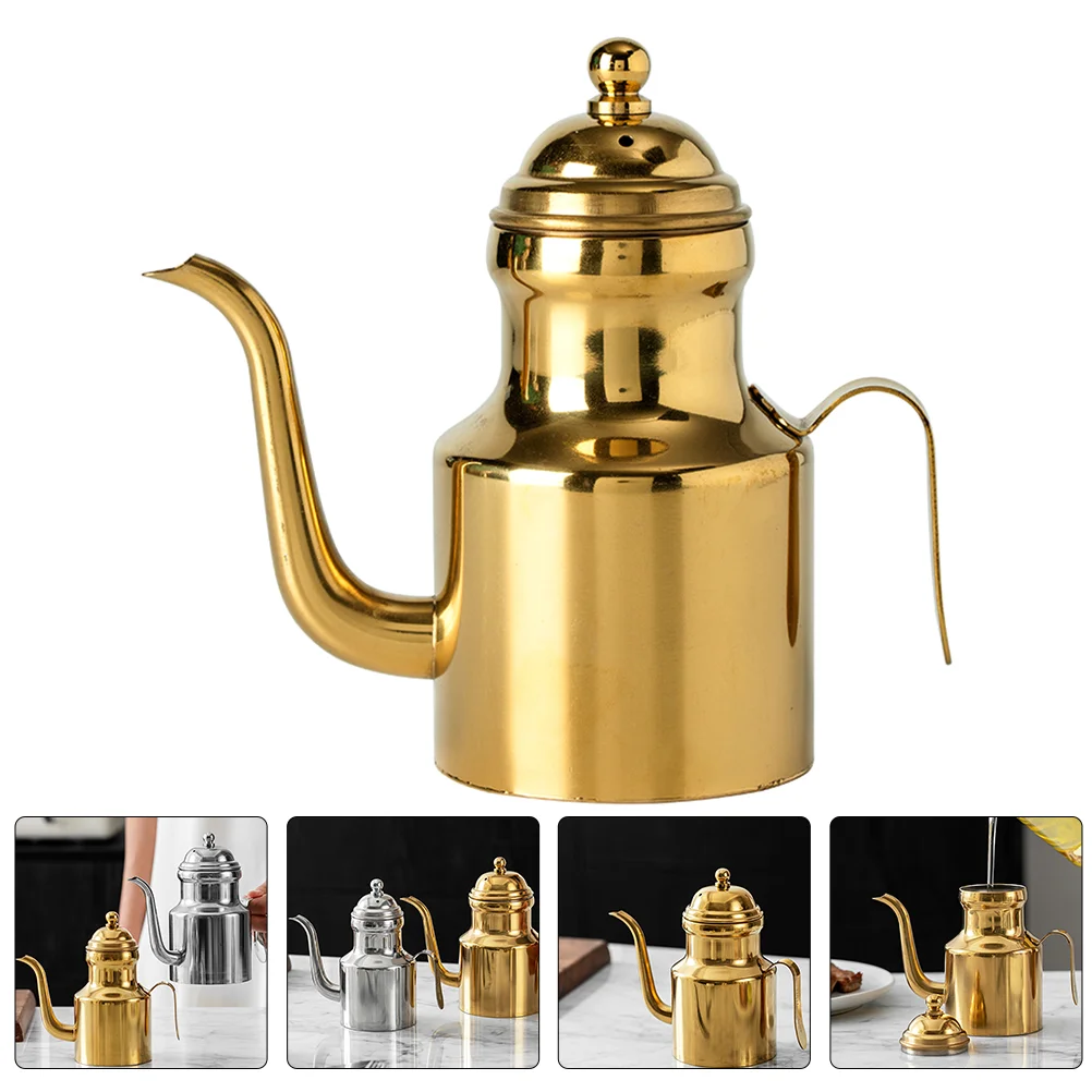 

Stainless Steel Oil Pot Storage Grease Container Lid Jar Kitchen Essentials Jug