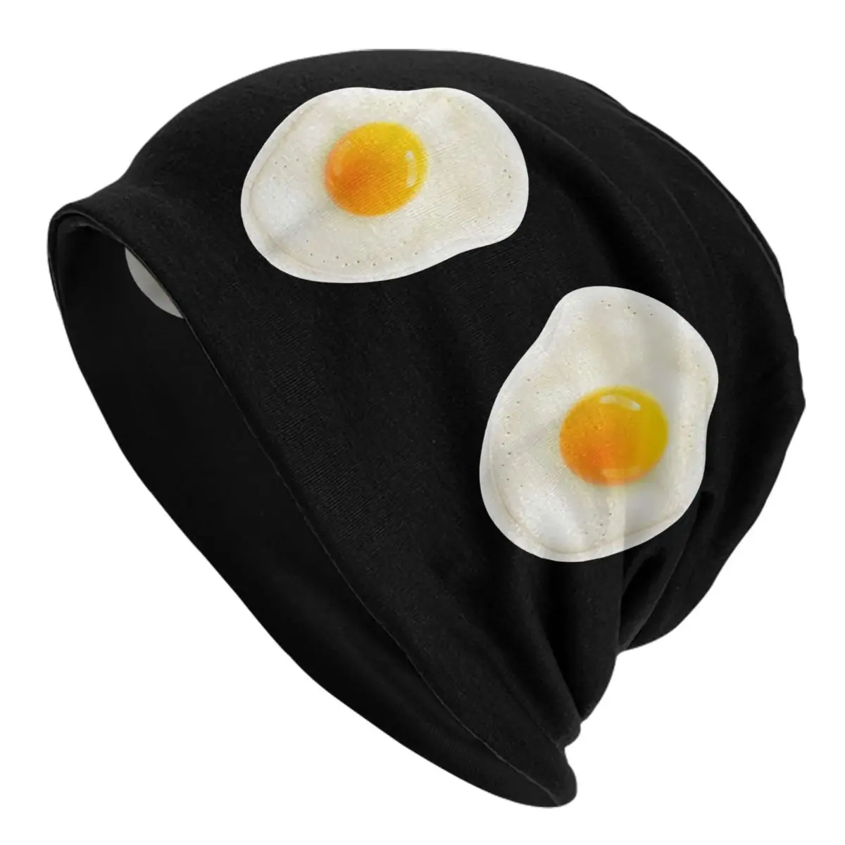 Fried Eggs,Egg,Boobs,Bikini Adult Men's Women's Knit Hat Keep warm winter Funny knitted hat