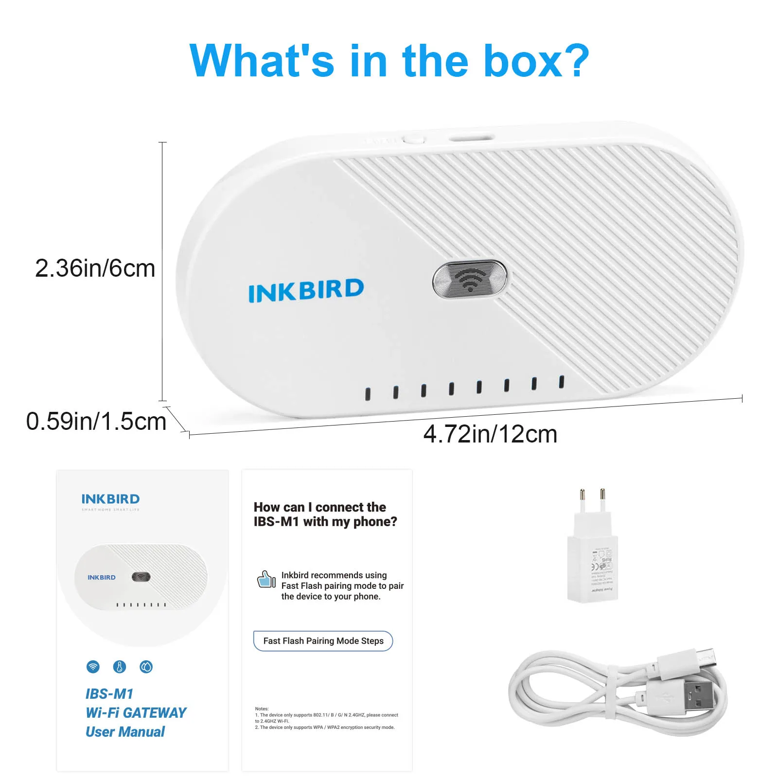 

INKBIRD IBS-M1 Wi-Fi Bluetooth шлюз