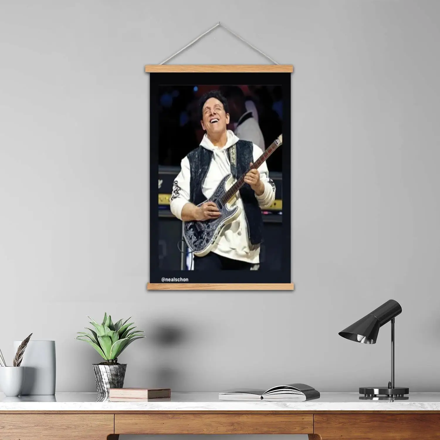 Фото Настенная живопись в рамке Neal Schon, холст, художественный постер и настенное искусство, современная семья, декор для спальни, постеры, декоративная живопись №3