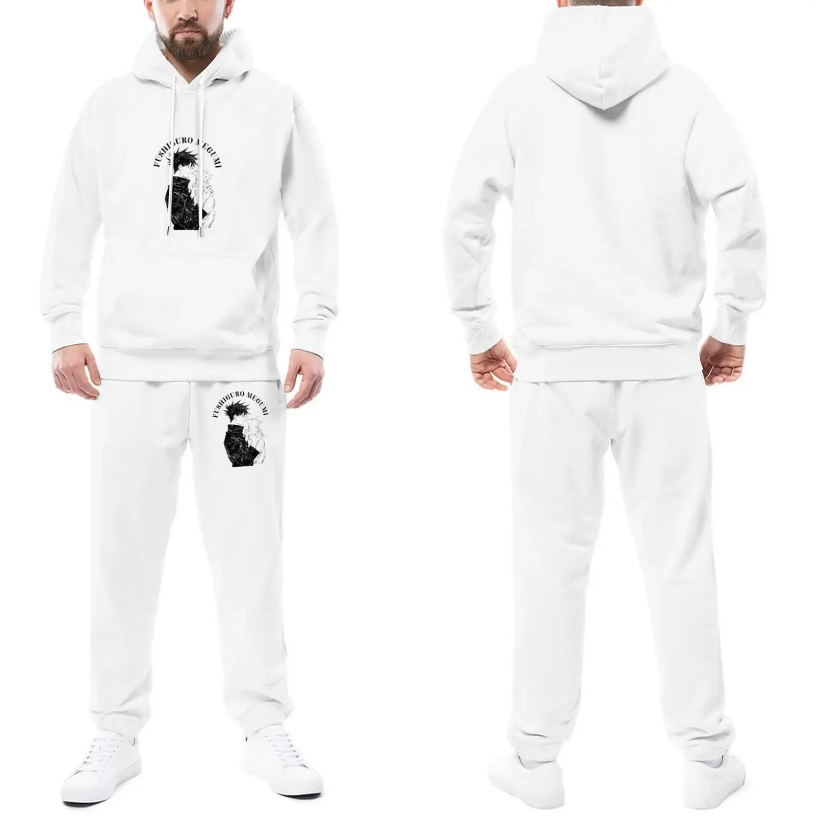 

Megumi Fushiguro Trapstar Tracksuits Spring Jujutsu Kaisen Hooded Set Y2K Jogger Sportswear Sports Fashion Hoody Sweatpant Set