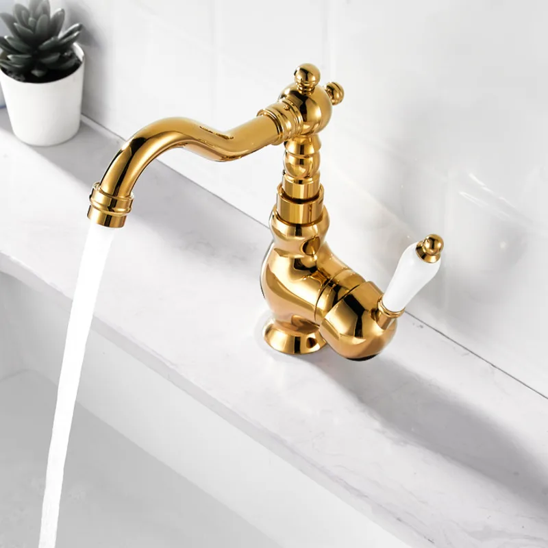 Французский винтажный смеситель высококачественная керамическая ручка корпус