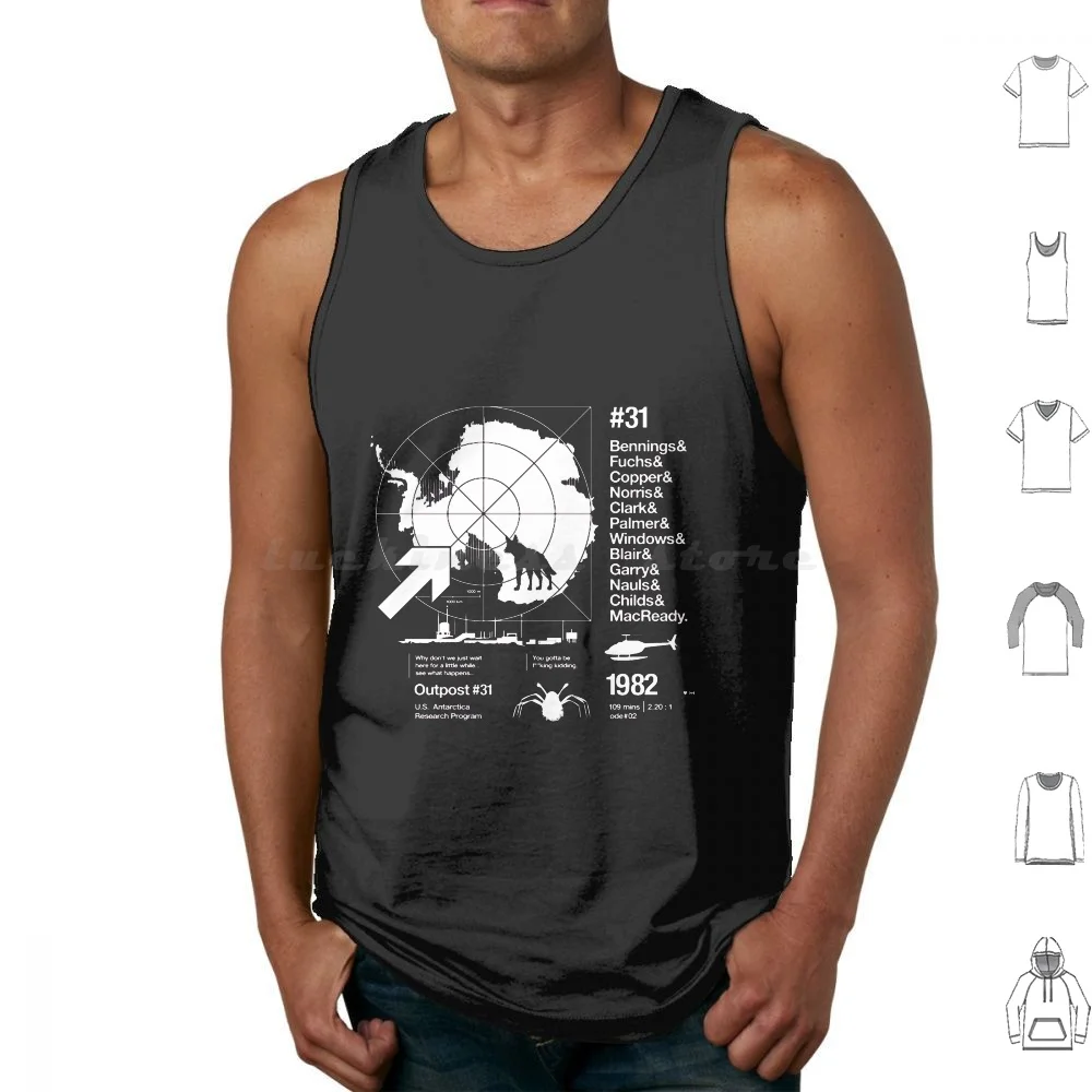 

Ode 2 Tank Tops Vest Sleeveless Film Movie Horror The Thing Cult Movie Retro Movies John Carpenter Vintage Kurt Russell