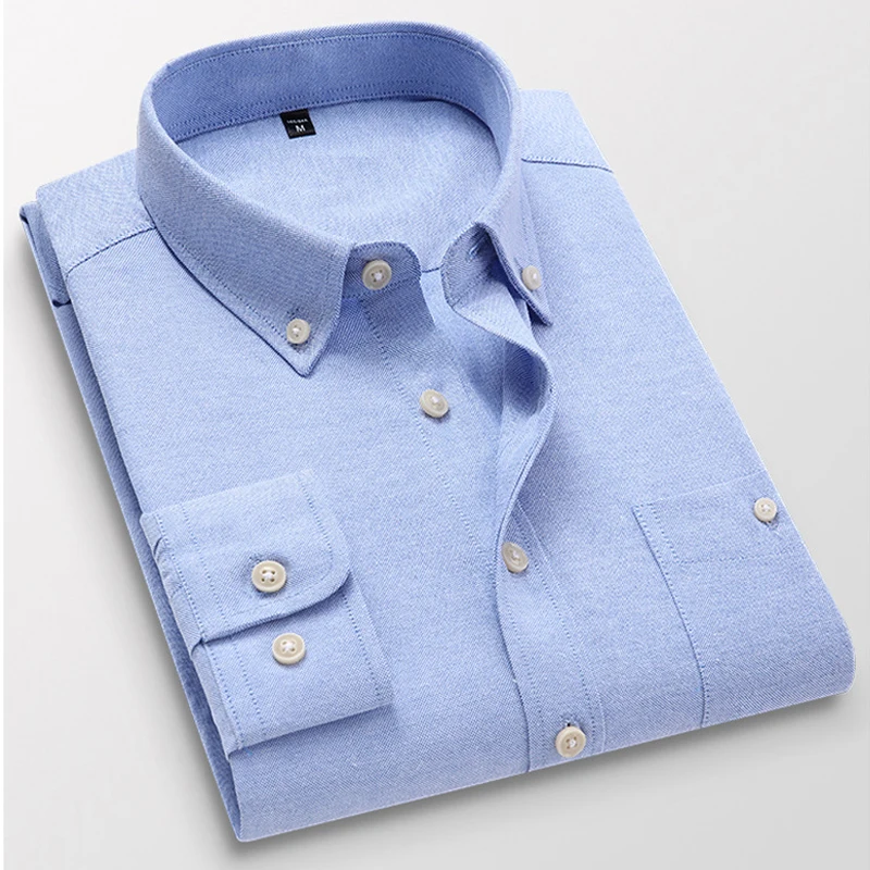 Spring and autumn men's shirts long-sleeved solid color new business casual non-iron wrinkle-resistant cotton slim-fit shirt