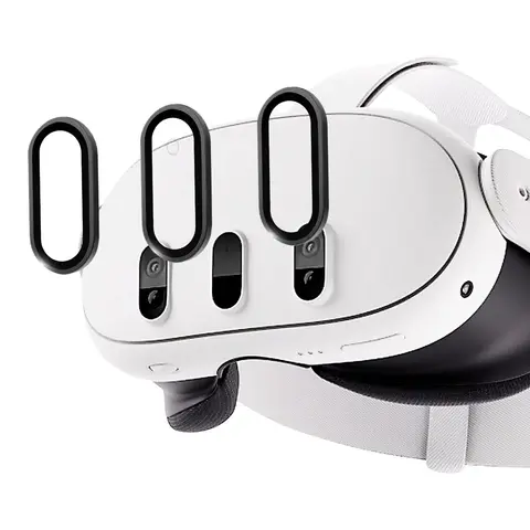 Защитная пленка для объектива камеры Meta Quest 3, Защитная пленка для объектива высокой четкости для Oculus Quest 3, рама из сплава, тонкое закаленное стекло 9H