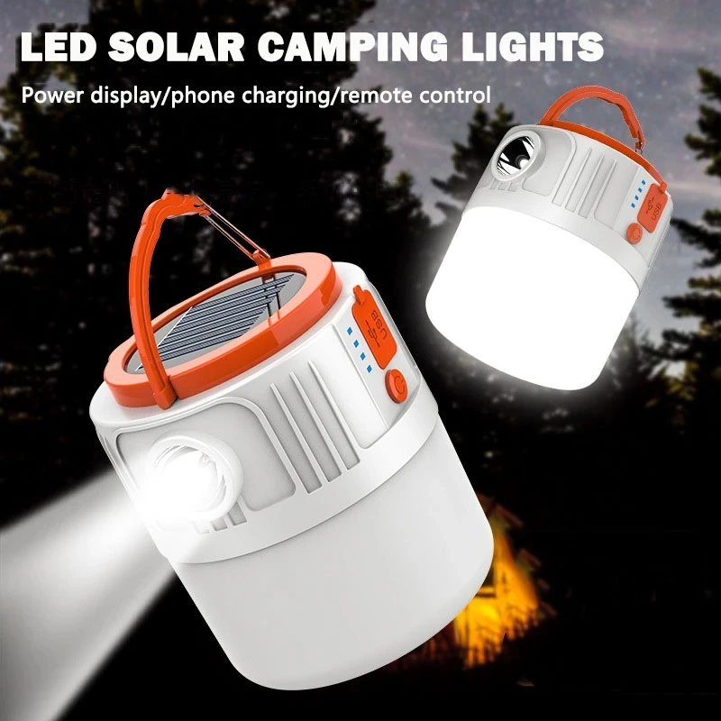 

LED Solar Charging Light Energy-saving USB 42Lamp Bead Bulb Night Market Lamp Mobile Outdoor Camping Power Outage Emergency Lamp