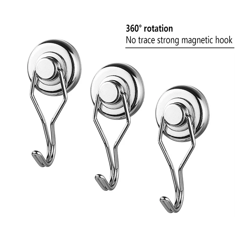 

Rotating Magnet Hook Strong Magnetic Magnetic Hook Super Magnetic Punch-free Self-adhesive Magnetic Hook Magnetic Hook