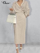 Celmia-vestido largo informal de fiesta para mujer...