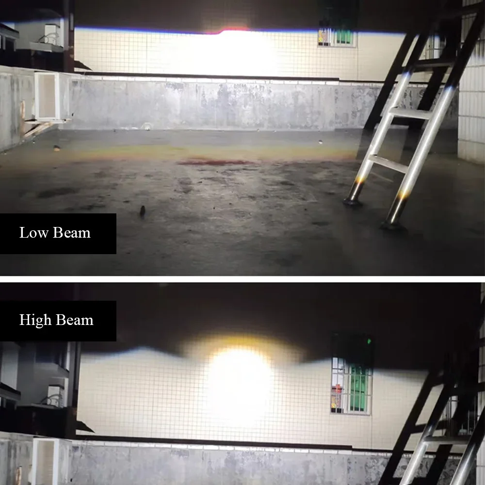 60 Вт 3 0 дюйма Bi светодиодный объектив проектора фары двойная лампа высокая