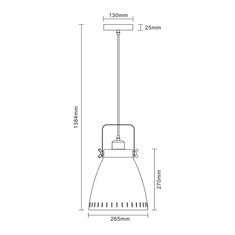 Pendant lamp Camelion pl-428l с73 (power 60 W e27 metal) | Освещение